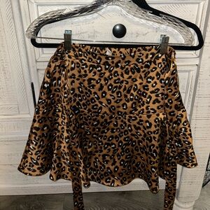 Glam cheetah skort